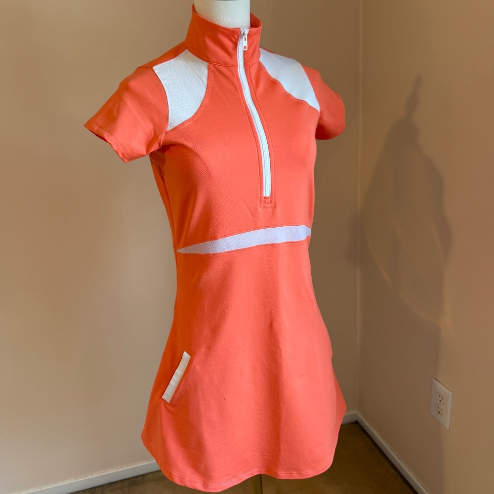 Olaya Sport Jackson Dress Coral Size Small